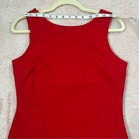 NWT LULUS Red Sleeveless Mini Dress Open Back Size Large - Picture 8 of 12